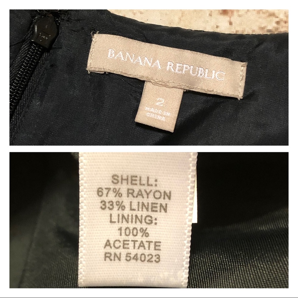 Linen Blend Sheath Dress - Picture 7 of 8